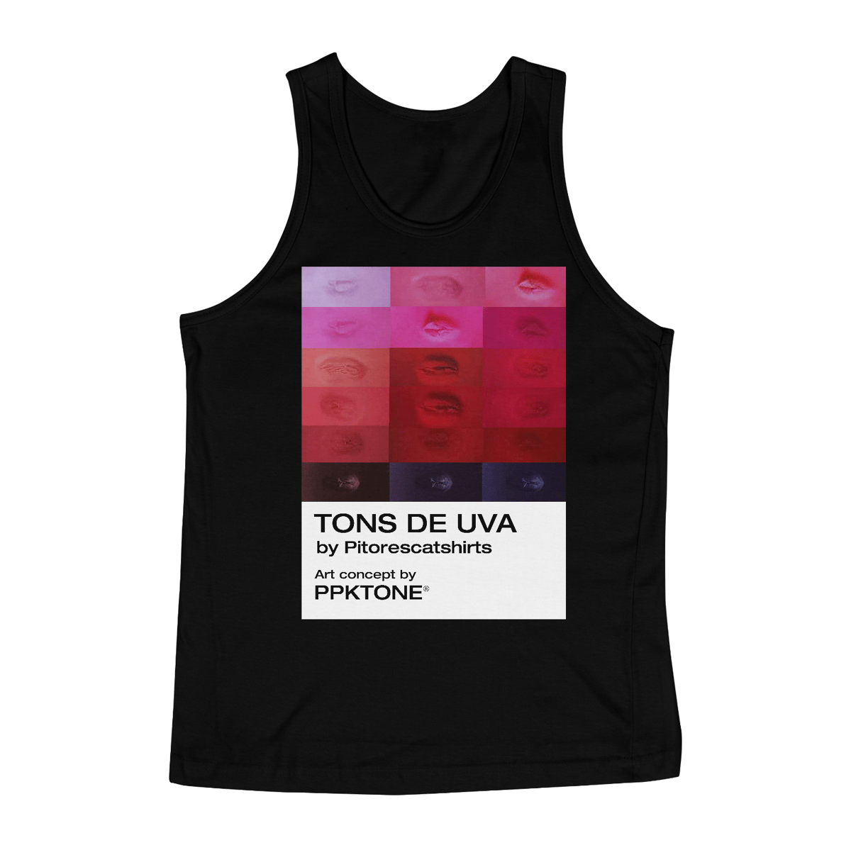 Nome do produto: Regata TONS DE UVA