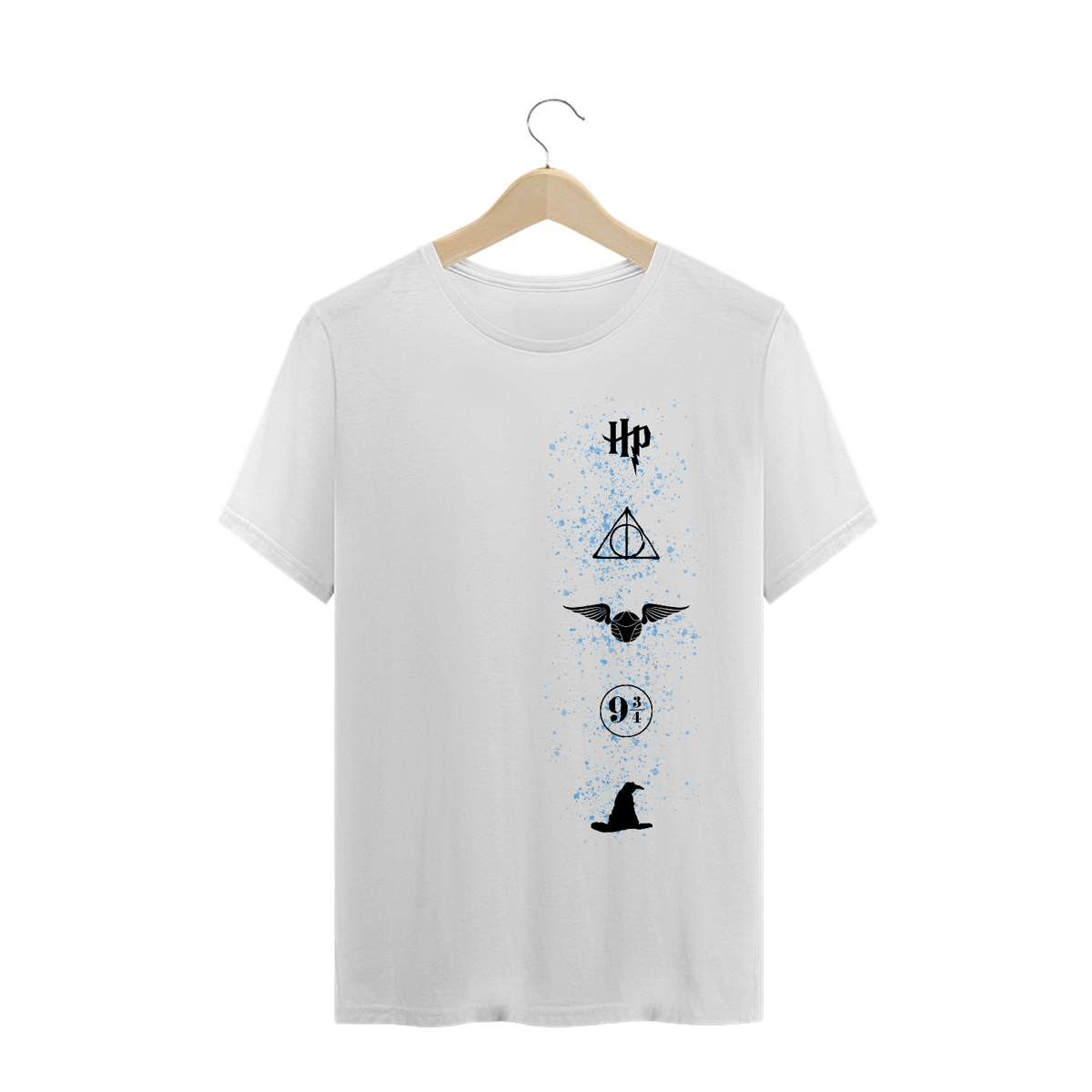 Nome do produto: Camisa Símbolos Harry Potter