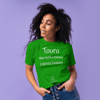 Nome do produto T-Shirt Feminina Básica Cores I - Touro - Coleção Diversas