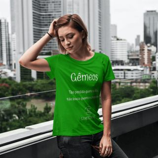 Nome do produto  T-Shirt Feminina Básica Cores I - Gêmeos - Coleção Diversas