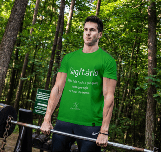 Nome do produto T-Shirt Masculina Básica Cores I - Sagitário - Coleção Divers