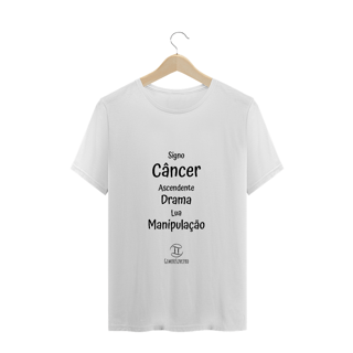 Nome do produto T-Shirt Masculina Prime  Branca I - Câncer - Coleção Ascendente