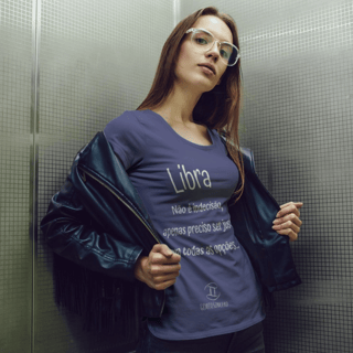 Nome do produto T-shirt Feminina Básica Cores I - Libra - Coleção Diversas