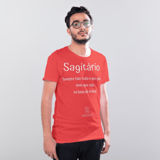 Nome do produto T-Shirt Masculina Básica Cores I - Sagitário - Coleção Divers