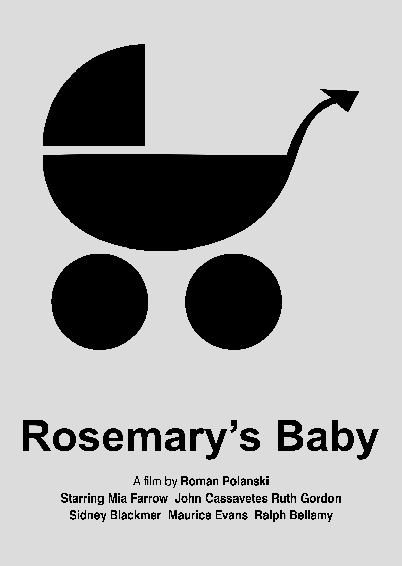 Nome do produto: Poster Rosemary\'s Baby (O Bebê de Rosemary 1968)