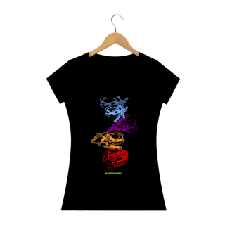 Nome do produto Camiseta Feminina Pandas Ninja