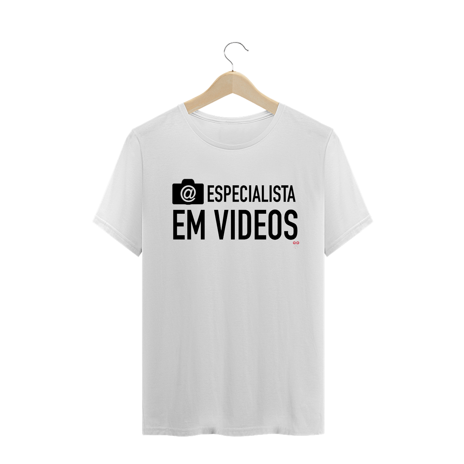 CAMISETA ESPECIALISTA EM VÍDEOS