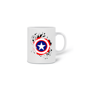 Caneca capitão américa bug