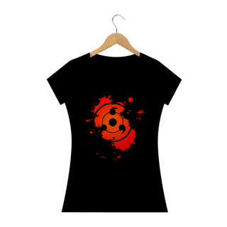 Camiseta feminina sharingan sunboss black