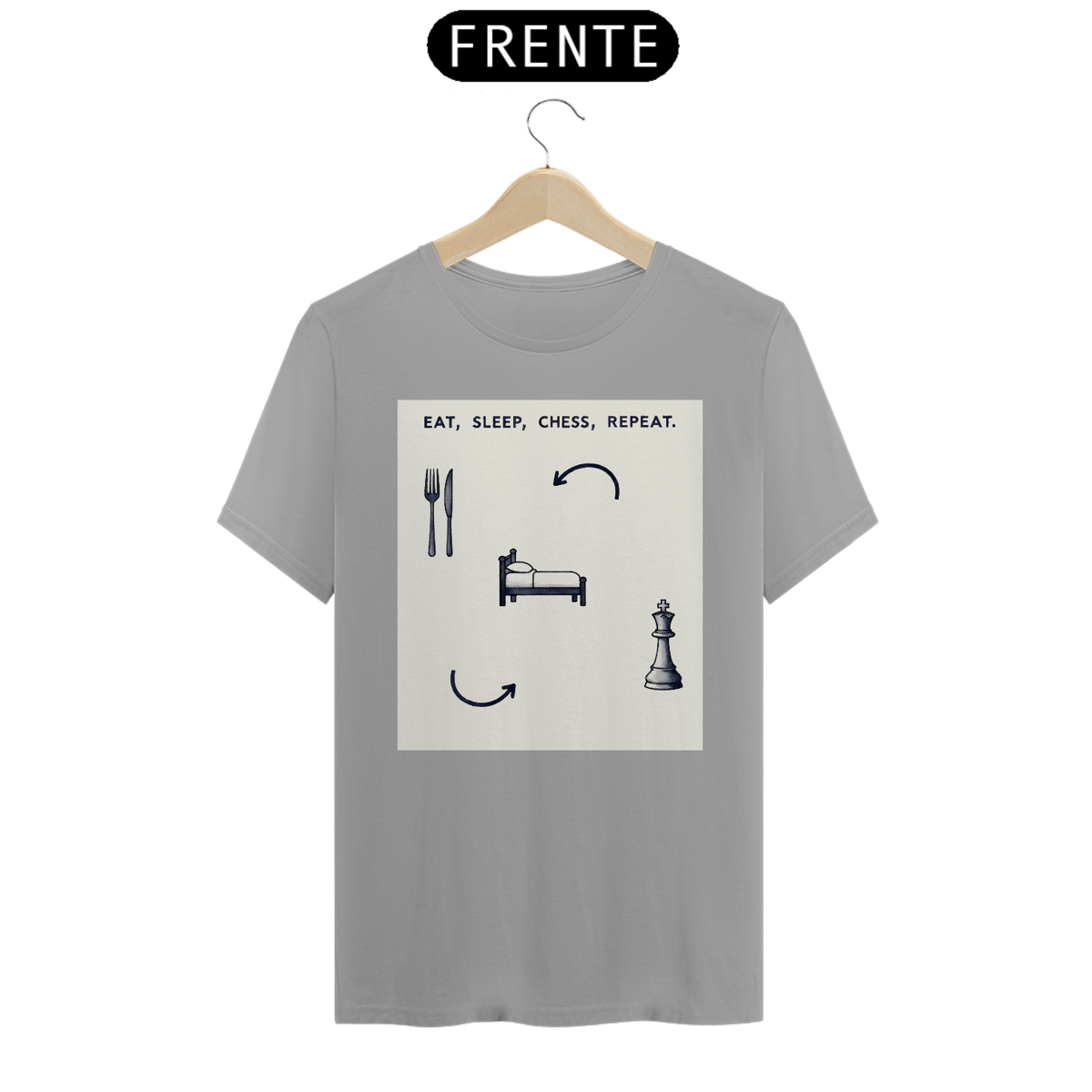 Nome do produto: Eat Sleep Chess Repeat