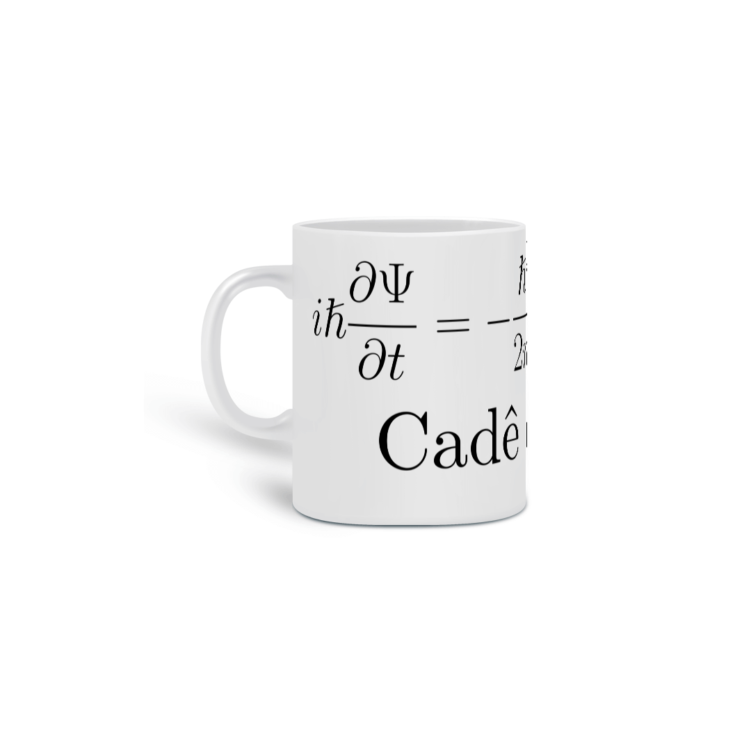Nome do produto: Caneca Schrodinger Black