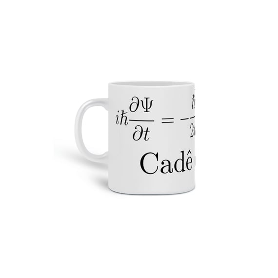 Caneca Schrodinger Black