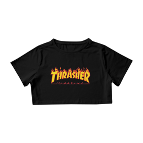 camiseta cropped thrasher