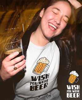 Wish U were beer - UnissexBranca