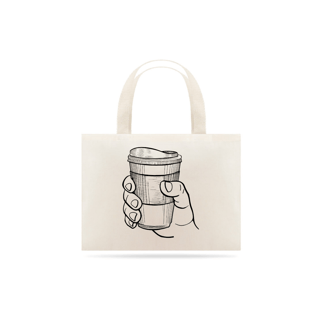 Café na mão - Ecobag