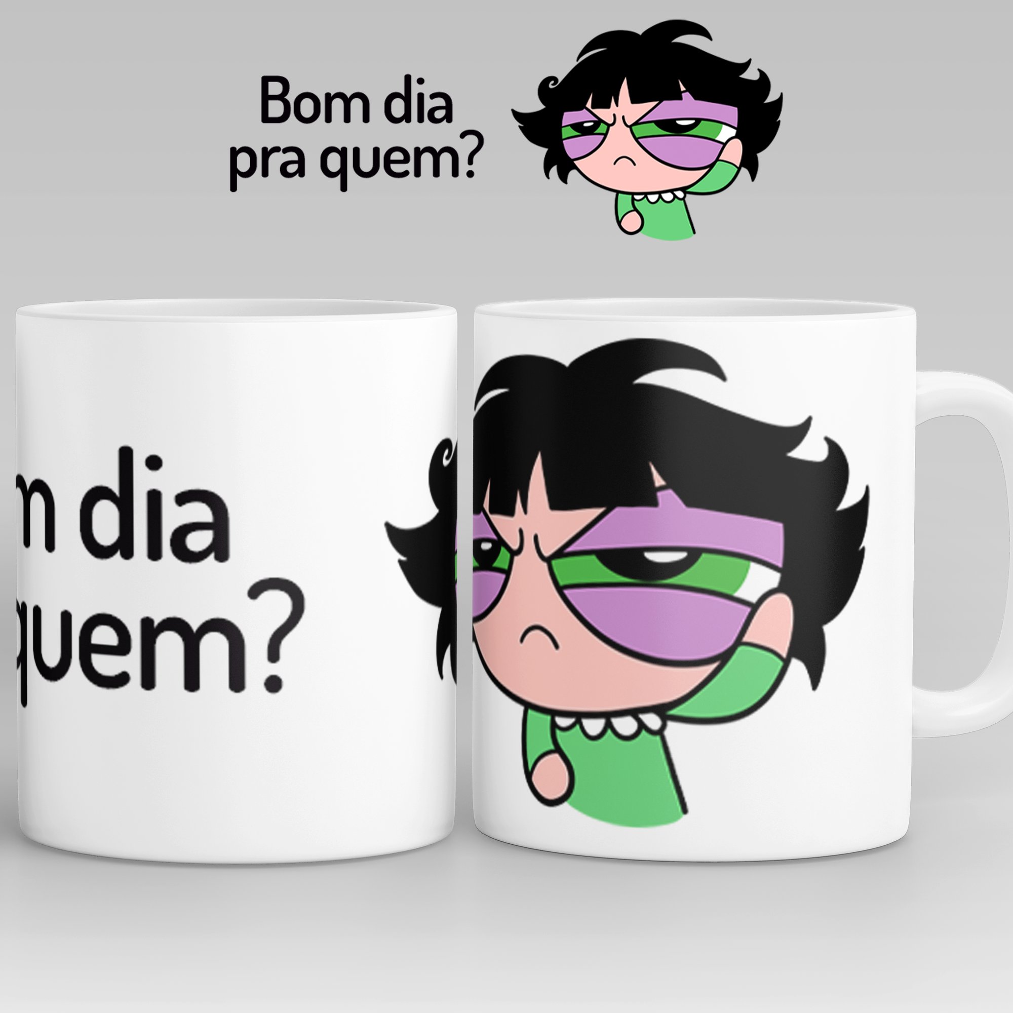 BomDia pqm Caneca