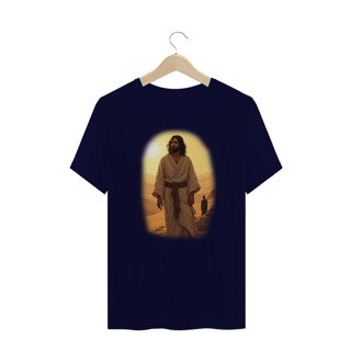 Nome do produto T-Shirt Plus Size - Jesus no deserto M1  (Unisex)