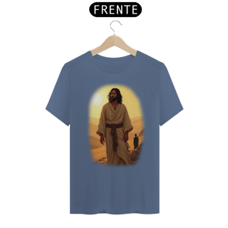 Nome do produto T-Shirt Estonada Jesus no deserto M1   (Unisex)