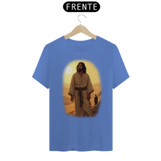Nome do produto T-Shirt Estonada Jesus no deserto M1   (Unisex)