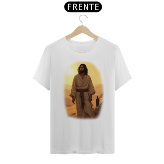 Nome do produto T-Shirt Pima - Jesus no deserto M1 (Unisex)