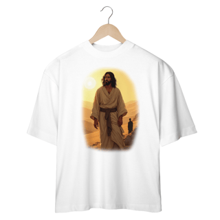 Nome do produto Camiseta Oversized - Jesus no deserto M1 (Unisex)