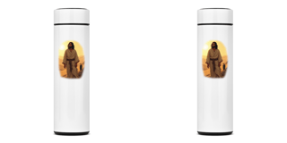 Nome do produto Garrafa Térmica - Jesus no deserto M1