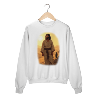 Nome do produto Moletom Prime Fechado - Jesus no deserto M1 