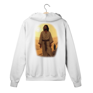 Nome do produto Moletom Prime Com Zíper - Jesus no deserto M1 