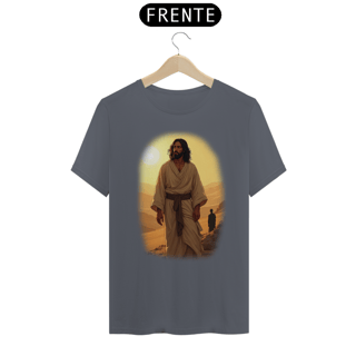 Nome do produto T-Shirt Pima - Jesus no deserto M1 (Unisex)