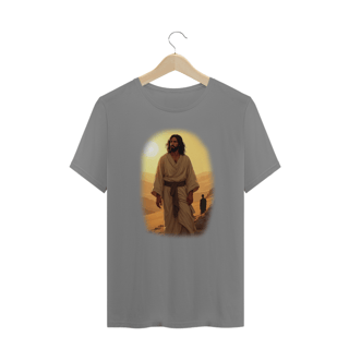 Nome do produto T-Shirt Plus Size - Jesus no deserto M1  (Unisex)