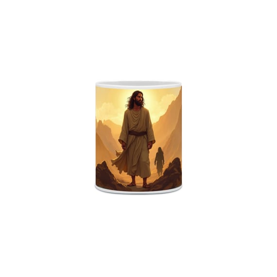 Caneca -Jesus no deserto M1