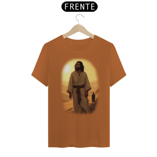 Nome do produto T-Shirt Pima - Jesus no deserto M1 (Unisex)