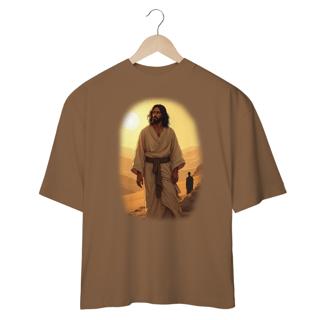 Nome do produto Camiseta Oversized - Jesus no deserto M1 (Unisex)
