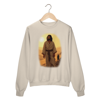 Nome do produto Moletom Prime Fechado - Jesus no deserto M1 