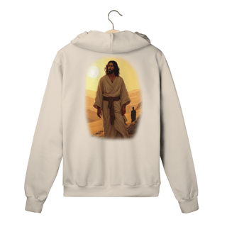 Nome do produto Moletom Prime Com Zíper - Jesus no deserto M1 