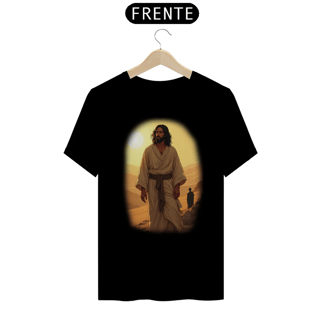 Nome do produto T-Shirt Pima - Jesus no deserto M1 (Unisex)