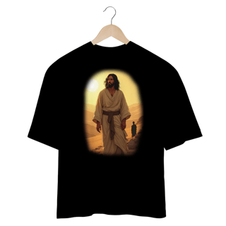 Nome do produto Camiseta Oversized - Jesus no deserto M1 (Unisex)