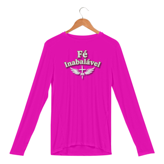 Nome do produto Camisa Manga Longa Sport Dry Uv - Fé inabalavel (Unisex)