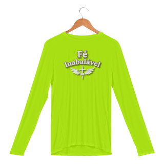 Nome do produto Camisa Manga Longa Sport Dry Uv - Fé inabalavel (Unisex)