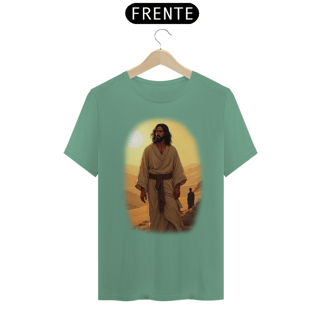 Nome do produto T-Shirt Estonada Jesus no deserto M1   (Unisex)