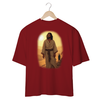 Nome do produto Camiseta Oversized - Jesus no deserto M1 (Unisex)