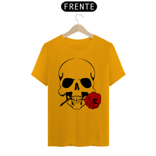 Nome do produto T-SHIRT UNISSEX CAVEIRA FLOR