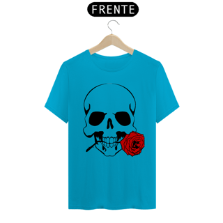 Nome do produto T-SHIRT UNISSEX CAVEIRA FLOR