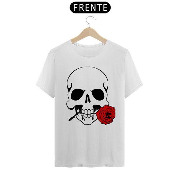 T-SHIRT UNISSEX CAVEIRA FLOR