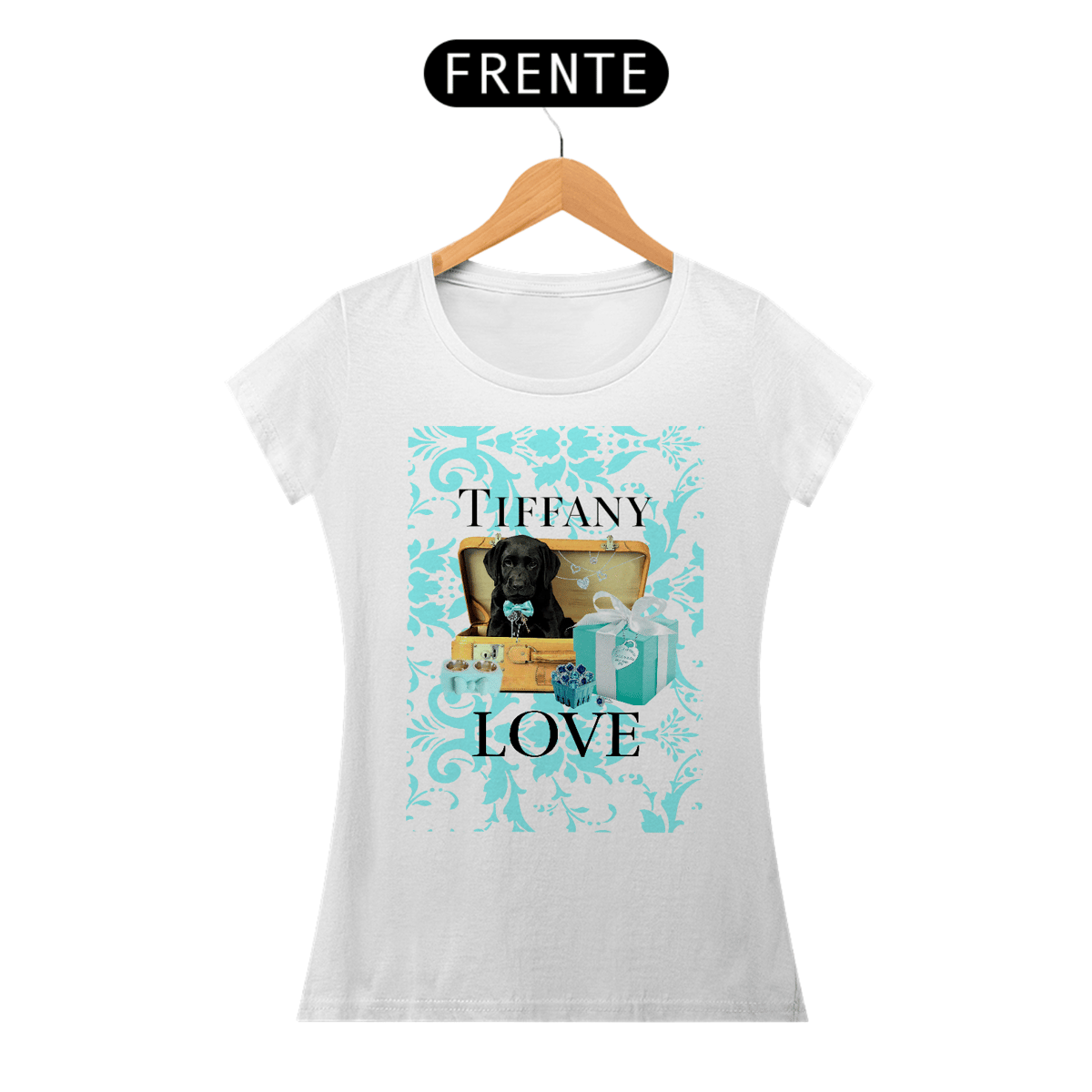 Nome do produto: T-SHIRT DOG TIFFANY
