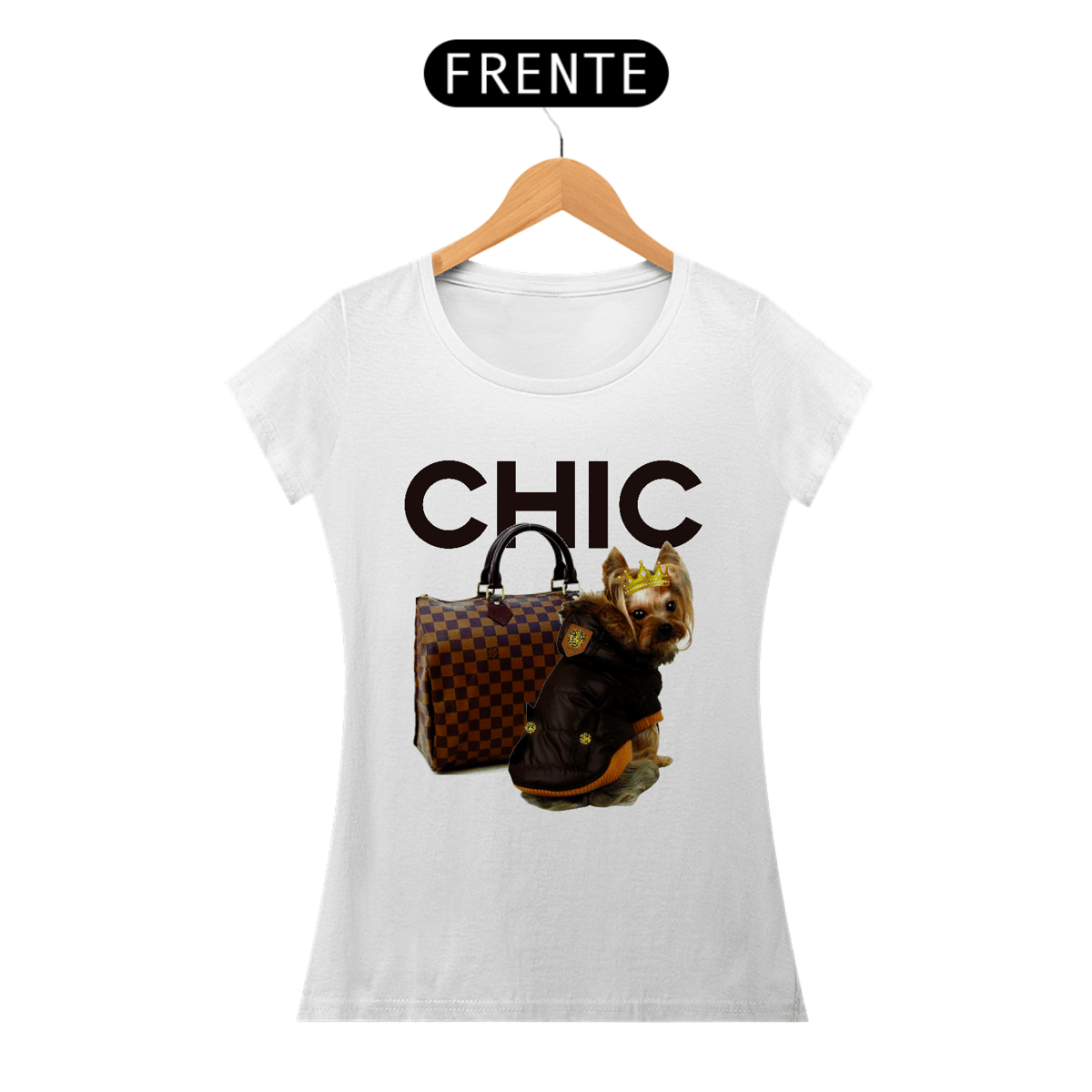 Nome do produto: T-SHIRT DOG CHIC