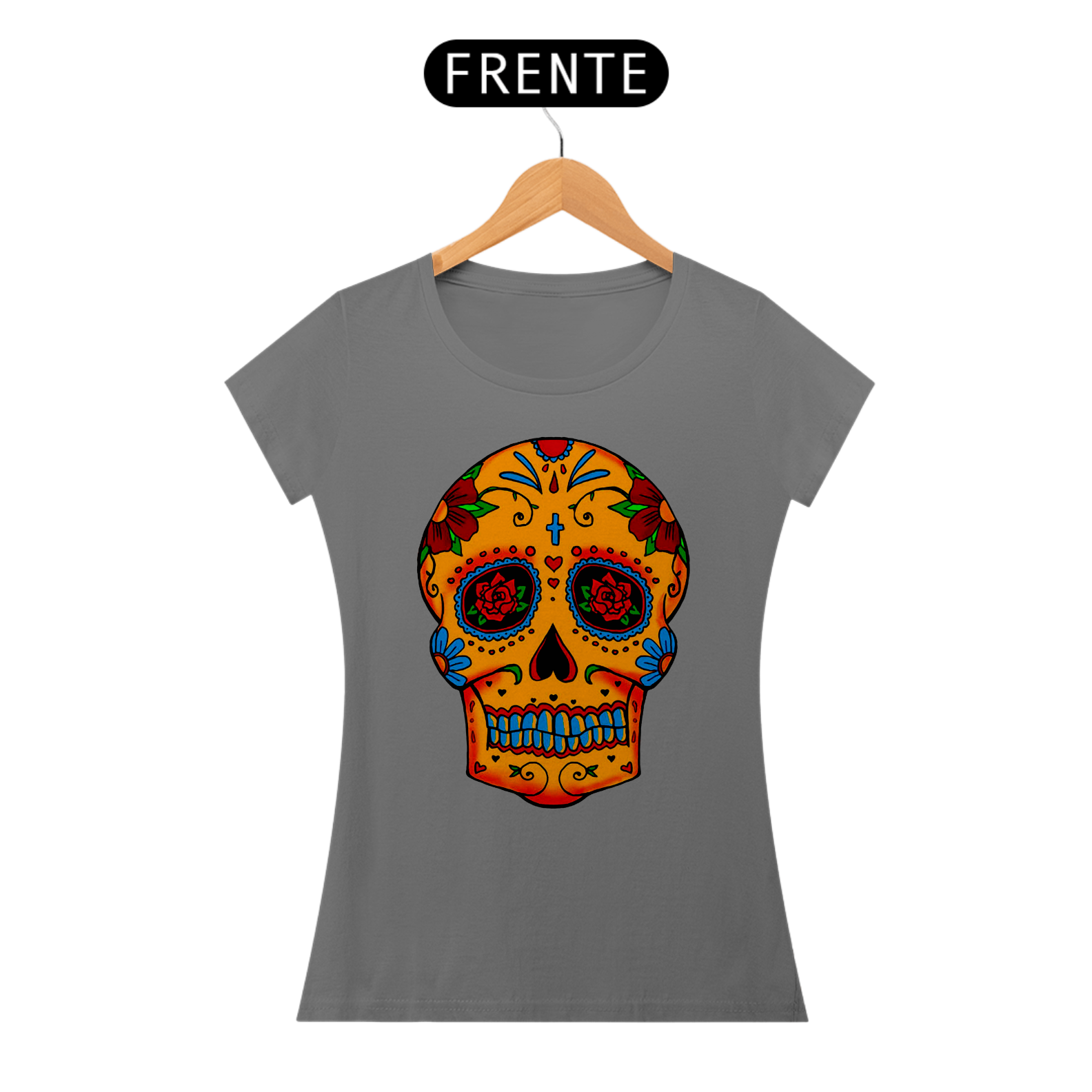 T-SHIRT ESTONADA DIA DOS MORTOS