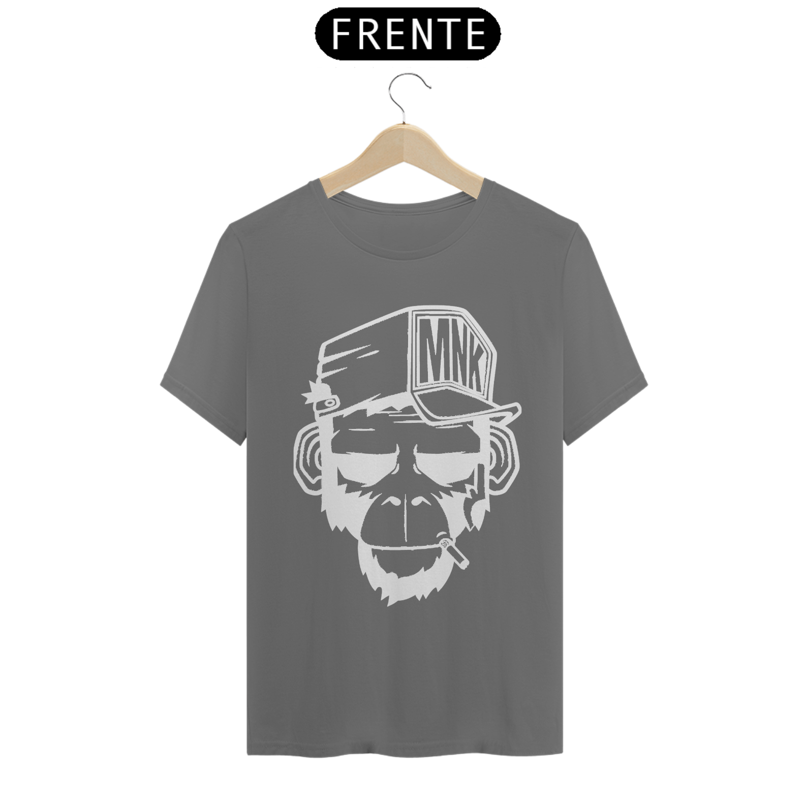 T-SHIRT MASCULINA ESTONADA MACACO MNK