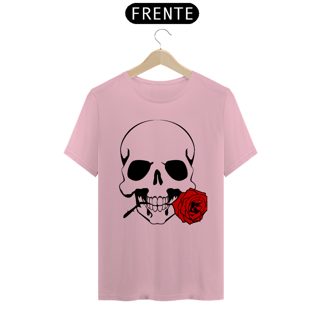 Nome do produto T-SHIRT UNISSEX CAVEIRA FLOR
