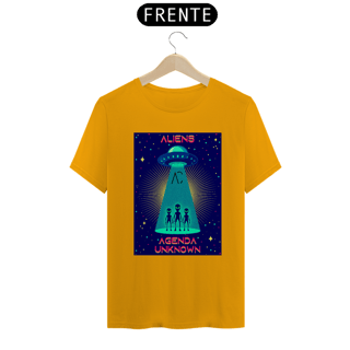 Nome do produto Camiseta Aliens: Agenda Unknown